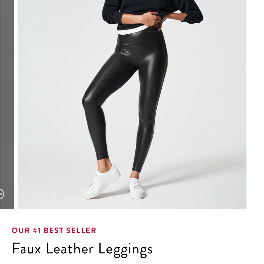 SPANX faux leather leggings